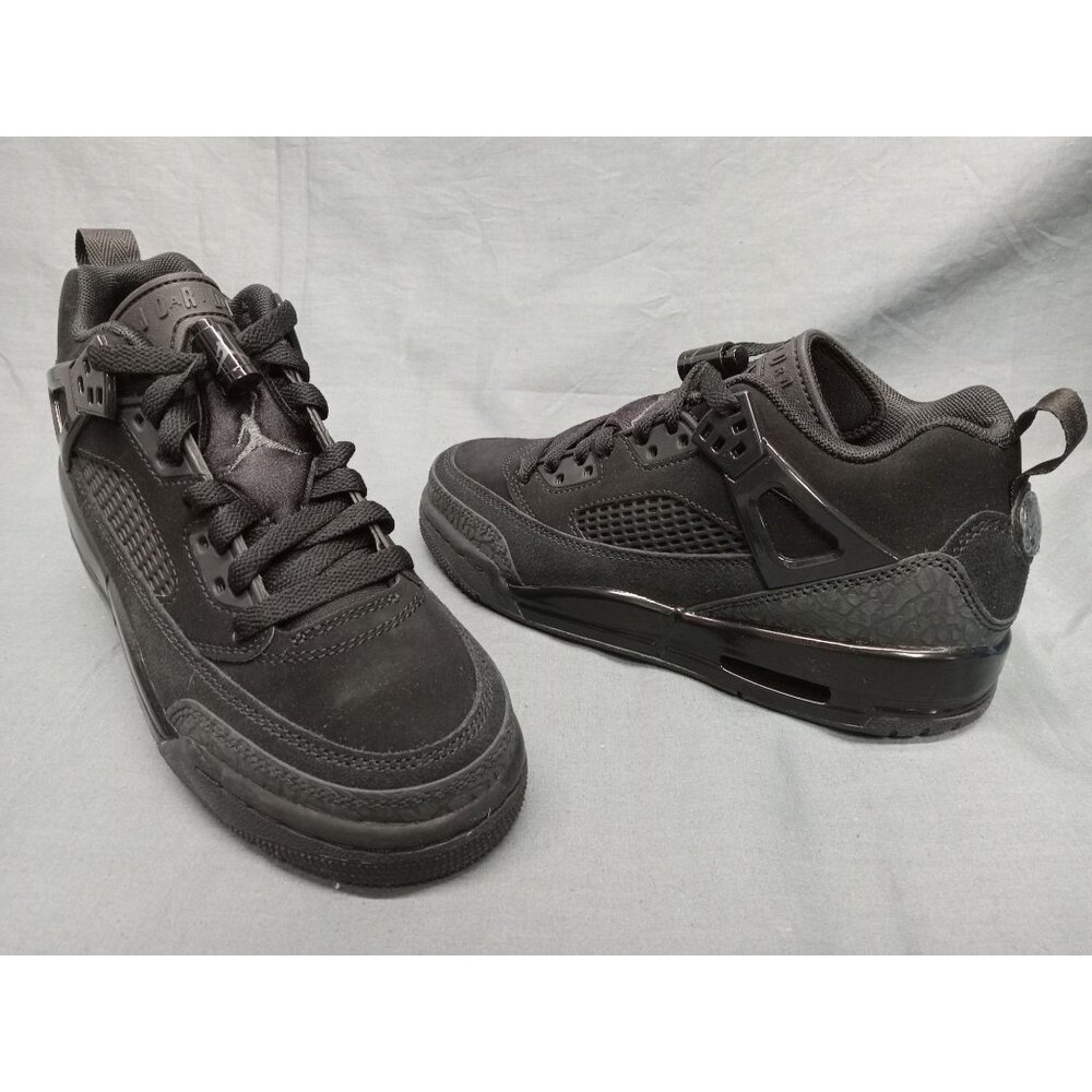 Jordan Spizike Low (GS) Boys Sneakers Triple Black Size 4.5 NEW NO BOX!